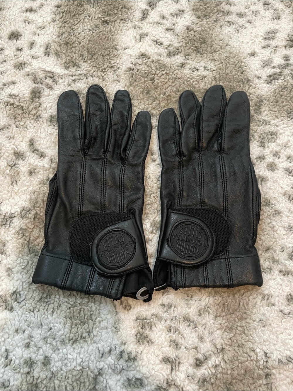 Harley Davidson genuine leather riding gloves